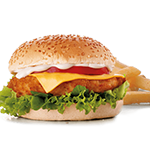 Chicken With Cheese Classic Burger 